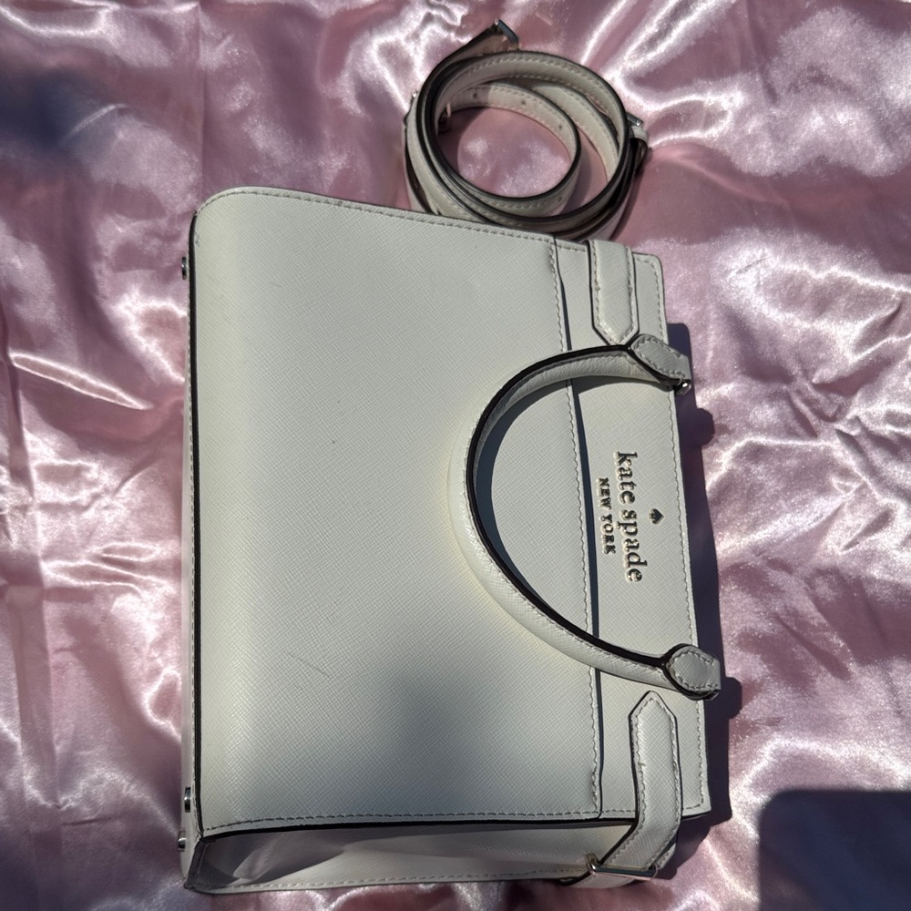 Kate Spade Cream Satchel Bag